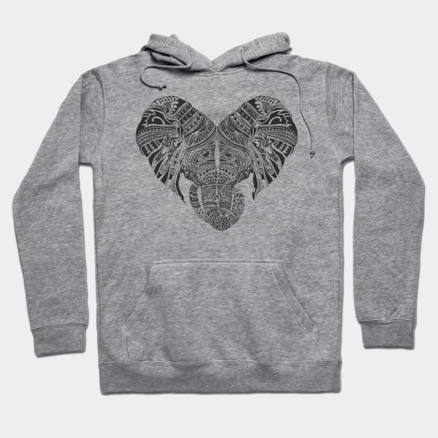 huge heart Hoodie by huebucket